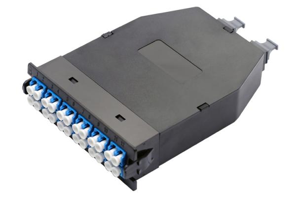 Cheap Fully Loaded MPO MTP To LC Cassettes 12 Duplex LC Single Mode for sale