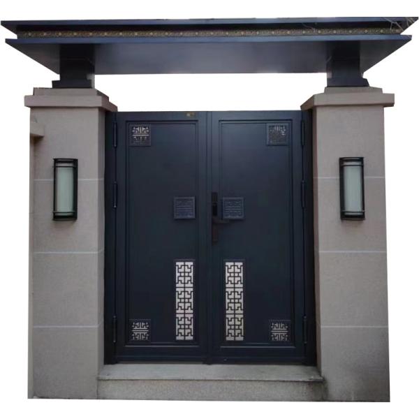 Cheap Aluminum Elegant Outdoor Sliding Gate With Automatic Opening Pattern for sale