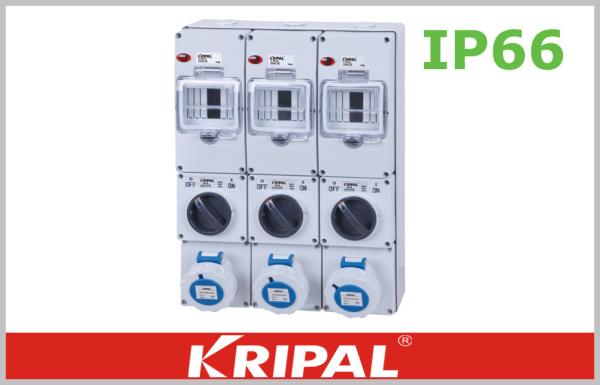 Cheap Dustproof 16A Industrial Socket Outlet with RCD Electrical Protection for sale