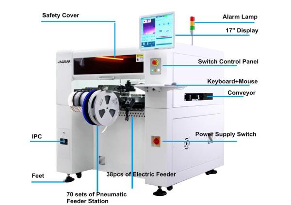 Cheap Table High Speed Pick And Place Machine 15000CPH LED PCB Assembly Application for sale