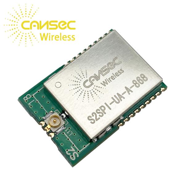 Cheap Cansec S1SPI ST Spirit 1 14dBm Sub GHz Module IPEX Connector Antenna for sale