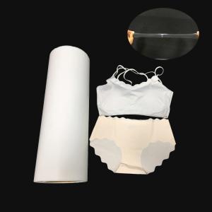 Best Elastic Glue Hot Melt Film 150cm Adhesive Polyurethane Film For Panties / Underwear / Bra wholesale