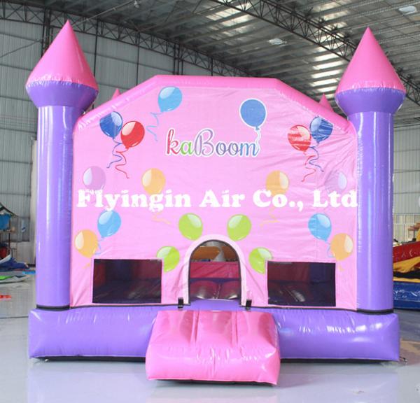 Cheap Pvc Lawn Toy Crayon Bounce Inflatable Bouncy Castle with Blower for Children for sale