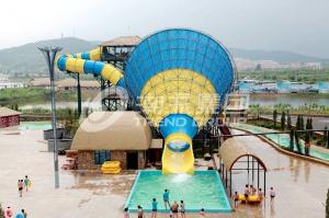 Best Interesting big Fiberglass Water Slides for 4 persons / time wholesale