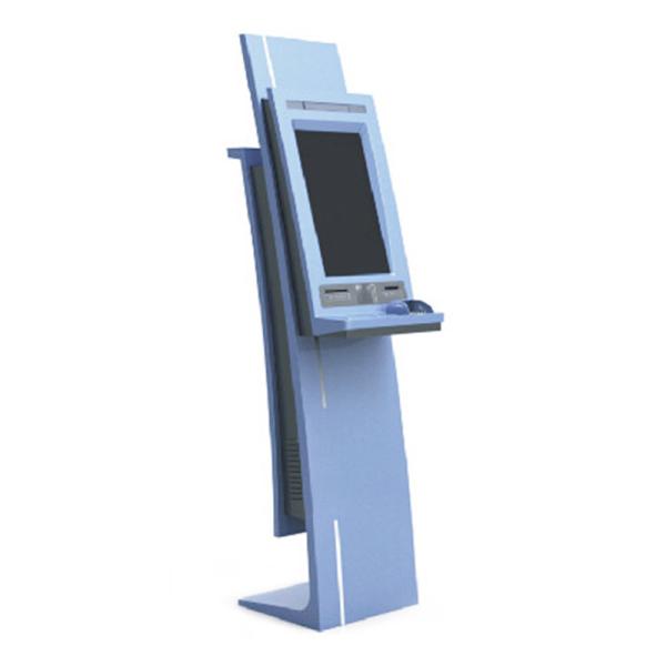 Cheap OEM Hotel Self Service Kiosk Check In System With Credit Card Payment Terminal for sale