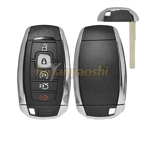 Cheap Lincoin 6 Buttons Smart Key Shell with Emergency Key Insert for sale
