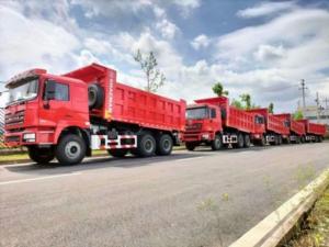 Best SHACMAN F3000 Tipper Truck 6x4 340Hp EuroII Red wholesale
