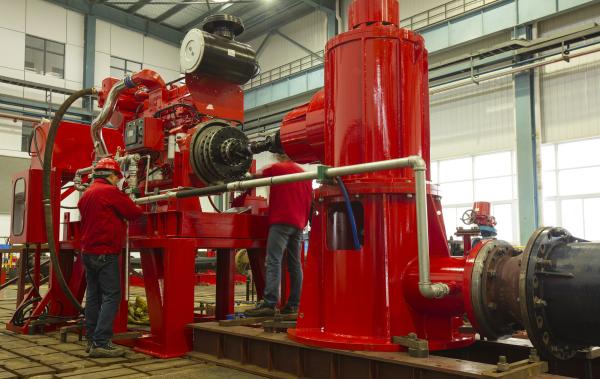 Cheap UL Listed 2000 GPM Vertical Turbine  Fire Fighting Water Pump with Diesel Engine / Electric Motor Driven for sale