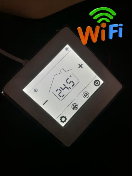 Cheap Accurate Digital WIFI Thermostat With LCD Digital Display 2 Pipe FCU Controller for sale