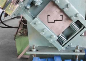 China Bottom Rail Panel Shutter Door Roll Forming Machine / Cold Roll Forming Machinery on sale
