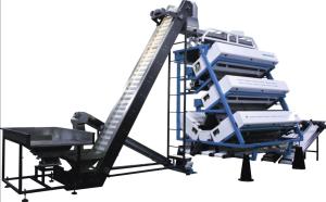 High Frequency CCD Tea Color Sorter Five Layer With LED Lighting System