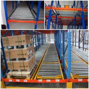 Custom Size Warehouse Pallet Live Racking Multi Function Powder Coating Finish