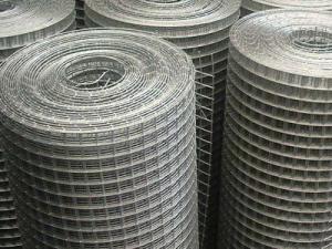 Galvanized / PVC Coated Welded Wire Mesh 19 Gauge 0.5-2m Width For Protecting