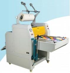 China Infrared Heating Office 25M/Min Automatic Flute Laminator With Cutters on sale