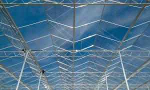 Best Transparent Glass Greenhouse with Aluminum Zinc Plating Pipes wholesale