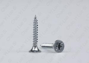 China Coarse Or Fine Thread Bugle Head Drywall Screws  White For Wood Studs on sale