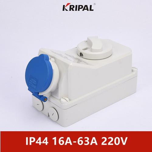 Cheap 220V IP44 Waterproof Mechanical Interlock Switch Sockets IEC Standard for sale