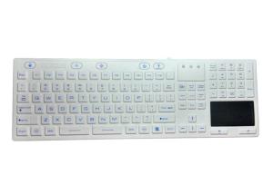 China Rigid IP68 Medical Grade Keyboard , Touch Mouse Wireless Backlit Keyboard on sale