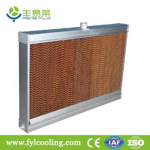 FYL cooling pad/ evaporative cooling pad/ wet pad with aluminum frame