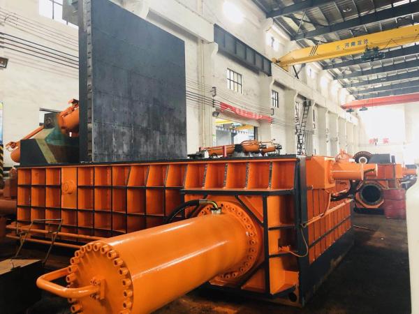 Cheap Large Press Box Size Metal Baler Machine PLC Control Easy Stable Operation for sale