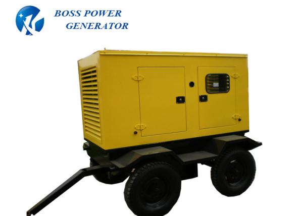 Cheap 2 Wheel Mobile Diesel Generator , Mobile Electric Generator Remote Controllable for sale
