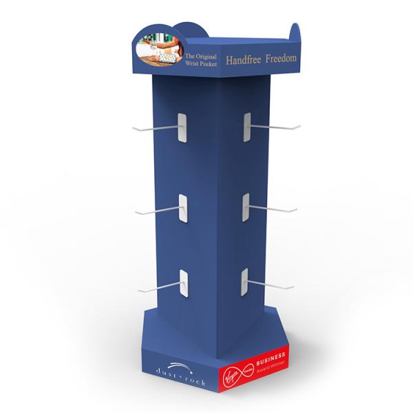 Cheap Pegboard PVC Display Stand Double Sided Display Stand For Shops for sale