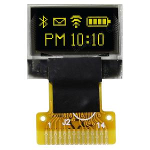 Best 0.49 Inch 64x32 Dots Lcd PMOLED Display Mono Yellow I²C COG Small Oled Screen wholesale