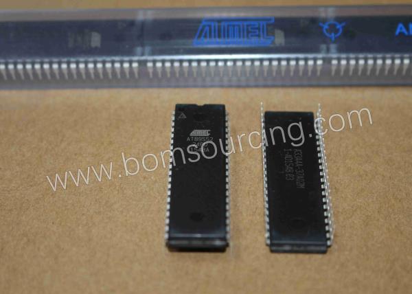 Cheap AT89S52-24PU 8051 89S Integrated Circuit IC Chip , Microcontroller IC 8 Bit 24MHz for sale