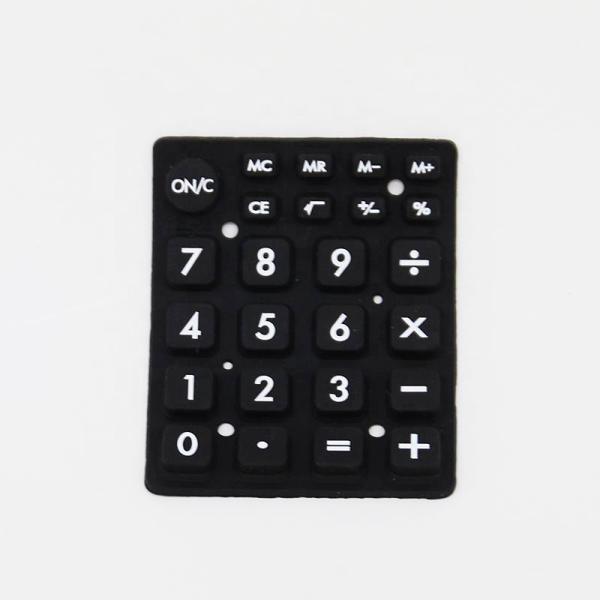 Cheap Durable Silicone Rubber Custom Remote Control Keyboard Keys Dust Proof for sale