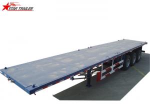 Best Self Unloading Low Platform Trailer , 30-80T Extendable Hydraulic Platform Trailer wholesale