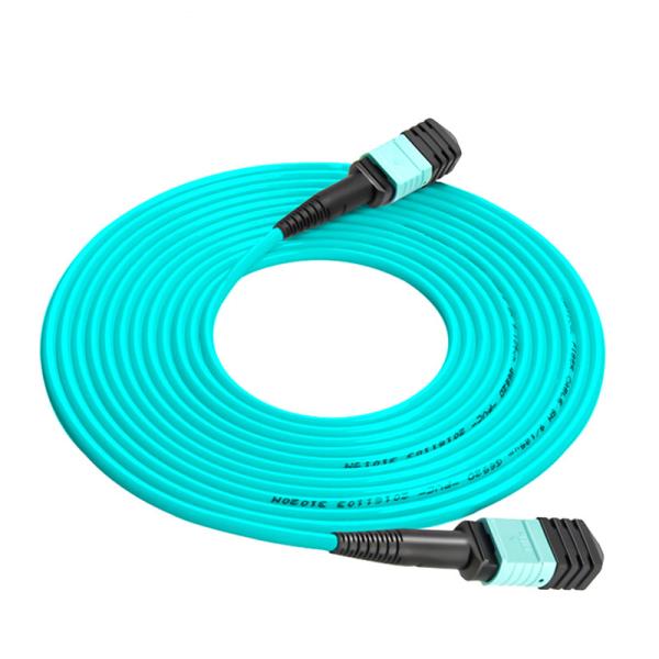 Cheap 8 Core 12 Core 16core OM4 Fiber Optic Patch Cord Mpo Mtp Patch Cord Polish Type UPC To UPC for sale