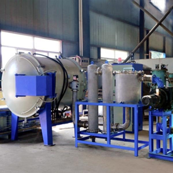 Cheap Intermittent Induction Vacuum Heating Carbonisation Furnace Medium Frequency PLC Control for sale