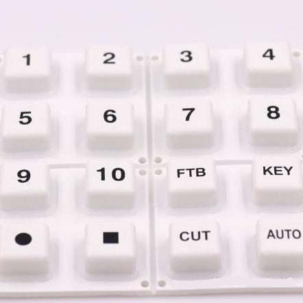 Cheap MIDI 4X4 Backlit Custom Silicone Rubber Keypads for sale
