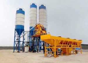 PLD1600 Aggregate Concrete Batching Machine Simple Small HZS50 Concrete Mixing Plant