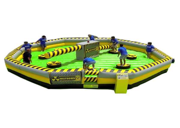 Cheap Popular Wipeout Challenge Inflatable Last Man Standing Game  Jump Sweeper for sale