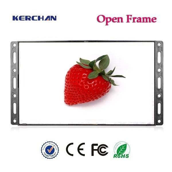 Cheap Plastic Open Frame Retail LCD Screens With Motion Sensor Activation for sale