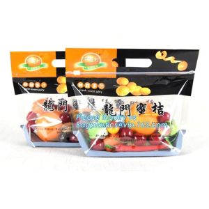 Best Resealable zipper grape bag fruit packaging bags plastic slider bag, fresh fruit packaging slider zipper bag, vegetable wholesale
