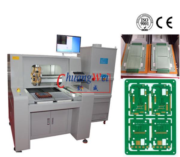 Cheap 0.1mm Cutting Precision PCB Router Machine with Left Hand 0.8-2.5mm Routing Bits for sale