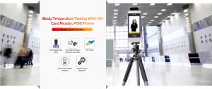 China Security Control POE Power Screening Body Temperature Check 8 inch Android OS Control Panel PC on sale