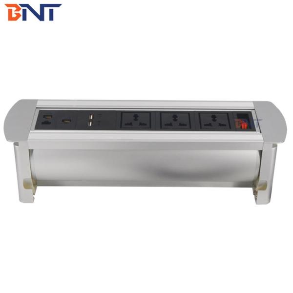 Cheap with three universal  power automatic flip up socket used in high-tier office room MK1135 for sale