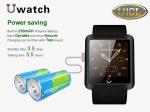 2015 new U10L IPS HD LCD Screen waterproof smart watch for android & IOS /smart