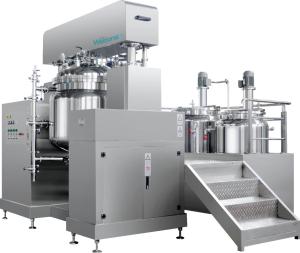 China Multi Purpose Cosmetic Emulsifier Mixer With Vacuum System on sale