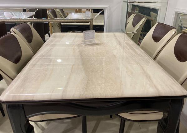 Cheap Practical Oak Dinette Set Nordic Style With Simple Backrest Wooden Chairs for sale