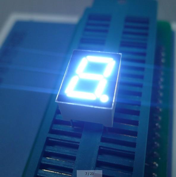 Cheap 0.39 Inch single digit  7 Segment LED Display Common Anode Digital Indicator Instrument Panel for sale