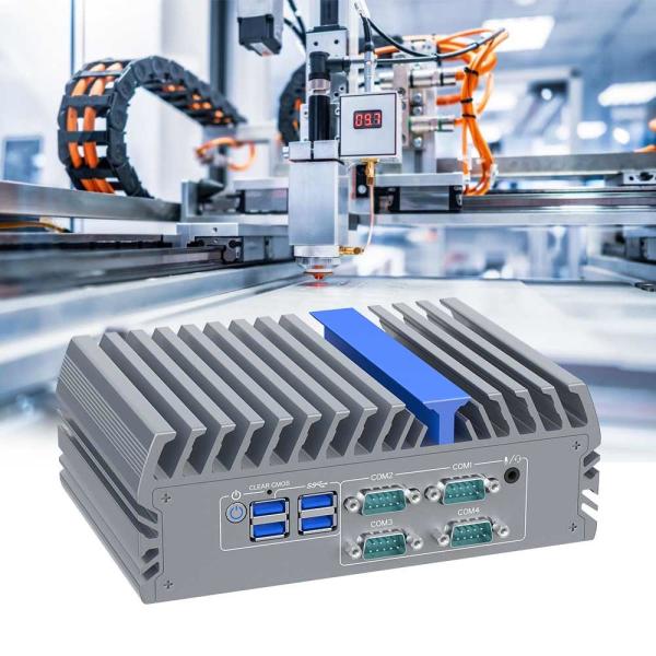 Cheap Intel J6412 Mini PC VGA HD Dual Display Dual Lan Fanless Pc For Industrial Automation for sale