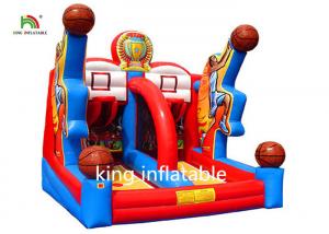 China Customized Basketball Shooting Inflatable Sports Games For Adults Oxford on sale