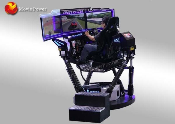 Cheap 360 Degree Dynamic 9D VR Simulator 3 Screens Arcade Game Machines for sale