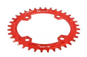 Best Red Anodized Bike Sprocket / Freewheel CNC Machining Parts for Road Bicycle wholesale