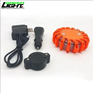 China Rechargeable LED Warning Light Magnetic Fixed LED Road Flares Flashing Warning Light on sale