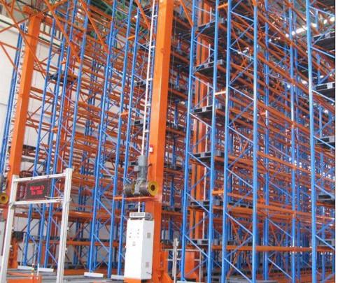 Cheap Double Upright Structure Automatic Retrieval System , Steady Reliable ASRS Warehouse Automation for sale
